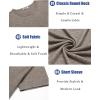 imageCOOFANDY Mens T Shirts Short Sleeve Soft Crew Neck Lightweight Tee Shirts Casual Summer Basic TopsDark Khaki