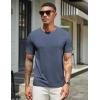 imageCOOFANDY Mens T Shirts Short Sleeve Soft Crew Neck Lightweight Tee Shirts Casual Summer Basic TopsNavy Blue