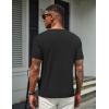 imageCOOFANDY Mens T Shirts Short Sleeve Soft Crew Neck Lightweight Tee Shirts Casual Summer Basic TopsW BlackBlack 2 Pack