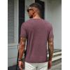 imageCOOFANDY Mens T Shirts Short Sleeve Soft Crew Neck Lightweight Tee Shirts Casual Summer Basic TopsWine Red