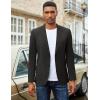 imageCOOFANDY Mens Casual Blazer Sport Coat Lightweight Business Two Button Suit Jackets with PocketsBlack