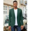 imageCOOFANDY Mens Casual Blazer Sport Coat Lightweight Business Two Button Suit Jackets with PocketsBlackish Green