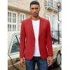 imageCOOFANDY Mens Casual Blazer Sport Coat Lightweight Business Two Button Suit Jackets with PocketsDeep Red