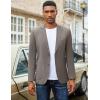 imageCOOFANDY Mens Casual Blazer Sport Coat Lightweight Business Two Button Suit Jackets with PocketsGrey