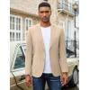 imageCOOFANDY Mens Casual Blazer Sport Coat Lightweight Business Two Button Suit Jackets with PocketsKhaki