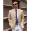 imageCOOFANDY Mens Casual Blazer Sport Coat Lightweight Business Two Button Suit Jackets with PocketsKhaki