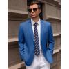 imageCOOFANDY Mens Casual Blazer Sport Coat Lightweight Business Two Button Suit Jackets with PocketsRoyal Blue