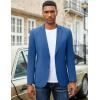 imageCOOFANDY Mens Casual Blazer Sport Coat Lightweight Business Two Button Suit Jackets with PocketsRoyal Blue