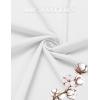 imageCOOFANDY Mens TShirts 100 Cotton Heavyweight Premium Short Sleeve Shirt Crew Neck Basic TshirtClassic White