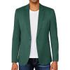 imageCOOFANDY Mens Casual Blazer Sport Coat Lightweight Business Two Button Suit Jackets with PocketsBlackish Green