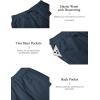 imageCOOFANDY Mens 2 Piece Cotton Linen Sets Summer Beach Outfits Casual Short Sleeve Henley Shirts and Vacation ShortsNavy Blue