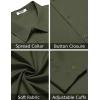 imageCOOFANDY Mens Long Sleeve Button Down Dress Shirts Casual Business Casual Shirt Wrinkle Free Untucked ShirtsArmy Green