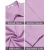 imageCOOFANDY Mens Long Sleeve Button Down Dress Shirts Casual Business Casual Shirt Wrinkle Free Untucked ShirtsLavender