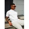 imageCOOFANDY Mens Mock Turtleneck T Shirt Short Sleeve Slim Fit Basic Casual Undershirt Solid Color Pullover TeeBblackWhite