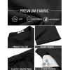 imageCOOFANDY Mens 2 Pieces Set Short Sleeve Henley Shirts and Shorts Pants Texture Summer Beach Vacation OutfitsBlack