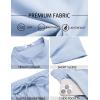 imageCOOFANDY Mens 2 Pieces Set Short Sleeve Henley Shirts and Shorts Pants Texture Summer Beach Vacation OutfitsLight Blue