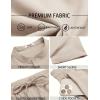 imageCOOFANDY Mens 2 Pieces Set Short Sleeve Henley Shirts and Shorts Pants Texture Summer Beach Vacation OutfitsStone
