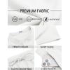 imageCOOFANDY Mens 2 Pieces Set Short Sleeve Henley Shirts and Shorts Pants Texture Summer Beach Vacation OutfitsWhite