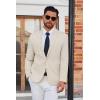 imageCOOFANDY Mens Casual Blazer Lightweight Sport Coat One Button Suit JacketBeige