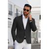 imageCOOFANDY Mens Casual Blazer Lightweight Sport Coat One Button Suit JacketBlack