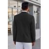 imageCOOFANDY Mens Casual Blazer Lightweight Sport Coat One Button Suit JacketBlack