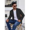 imageCOOFANDY Mens Casual Blazer Lightweight Sport Coat One Button Suit JacketBlack