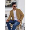 imageCOOFANDY Mens Casual Blazer Lightweight Sport Coat One Button Suit JacketBrown