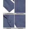 imageCOOFANDY Mens Casual Blazer Lightweight Sport Coat One Button Suit JacketGrey Blue