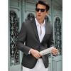 imageCOOFANDY Mens Casual Blazer Slim Fit Lightweight Sport Coat Two Button Suit JacketDark Grey