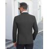 imageCOOFANDY Mens Casual Blazer Slim Fit Lightweight Sport Coat Two Button Suit JacketDark Grey