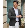 imageCOOFANDY Mens Casual Blazer Slim Fit Lightweight Sport Coat Two Button Suit JacketDark Grey
