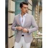 imageCOOFANDY Mens Casual Blazer Slim Fit Lightweight Sport Coat Two Button Suit JacketLight Grey