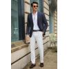 imageCOOFANDY Mens Casual Blazer Slim Fit Lightweight Sport Coat Two Button Suit JacketNavy Blue
