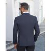 imageCOOFANDY Mens Casual Blazer Slim Fit Lightweight Sport Coat Two Button Suit JacketNavy Blue
