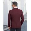 imageCOOFANDY Mens Casual Blazer Slim Fit Lightweight Sport Coat Two Button Suit JacketRed