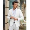 imageCOOFANDY Mens Casual Blazer Slim Fit Lightweight Sport Coat Two Button Suit JacketWhite