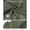 imageCOOFANDY Mens Dress Shirts Button Down Short Sleeve Shirt Summer Shirts Business Casual Wedding ShirtArmy Green