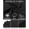 imageCOOFANDY Mens Dress Shirts Button Down Short Sleeve Shirt Summer Shirts Business Casual Wedding ShirtBlack