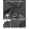 imageCOOFANDY Mens Dress Shirts Button Down Short Sleeve Shirt Summer Shirts Business Casual Wedding ShirtDark Grey