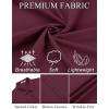 imageCOOFANDY Mens Dress Shirts Button Down Short Sleeve Shirt Summer Shirts Business Casual Wedding ShirtDeep Red