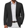 imageCOOFANDY Mens Casual Blazer Lightweight Sport Coat One Button Suit JacketBlack