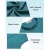 imageCOOFANDY Mens Sleeveless Summer Shirts Casual Beach Tank Tops Button Up Textured Tank Shirt for VacationTeal Blue