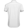 imageCOOFANDY Mens Short Sleeve Dress Shirts Casual Wrinkle Free Shirt Plaid Collar Summer Button Down ShirtsWhitelight Grey