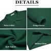 imageCOOFANDY Mens Knit Polo Shirts Long Sleeve Sweater Polo Lightweight Fashion Casual Collared T ShirtsGreen