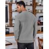 imageCOOFANDY Mens Knit Polo Shirts Long Sleeve Sweater Polo Lightweight Fashion Casual Collared T ShirtsLight Grey
