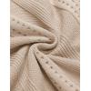 imageCOOFANDY Mens Knit Shirts Short Sleeve Button Down Polo Shirt Fashion Casual Summer Beach ShirtsClassic Apricot  White