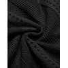 imageCOOFANDY Mens Knit Shirts Short Sleeve Button Down Polo Shirt Fashion Casual Summer Beach ShirtsClassic Black  White