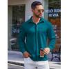 imageCOOFANDY Mens Long Sleeve Wrinkle Free Shirts Casual Button Down Shirts Untucked Dress ShirtLake Blue