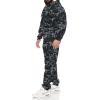 imageCOOFANDY Sweatsuits for Men 2 Piece tracksuit Sets Full Zip Hoodie Sweatpants for Men Casual Sports Jogging Suits S4XLBlack Camo
