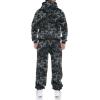 imageCOOFANDY Sweatsuits for Men 2 Piece tracksuit Sets Full Zip Hoodie Sweatpants for Men Casual Sports Jogging Suits S4XLBlack Camo